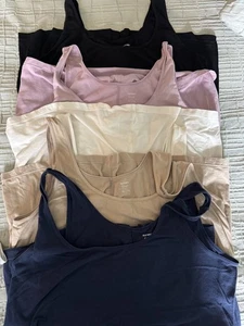 Lot of 8 OLD NAVY Women's fitted tank tops - SIZE XL - white beige black blue+++ - Picture 1 of 4