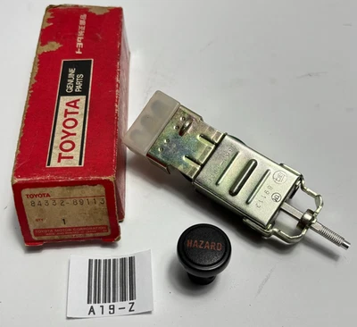 Genuine old Stock Toyota Land Cruiser FJ40 BJ40 HAZARD Emergency Switch - Image 1 of 4