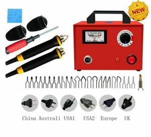 Bruciatore a legna 220V 60W pirografia doppia 2 penne bruciatrice zucca set utensili artigianali - Foto 1 di 4