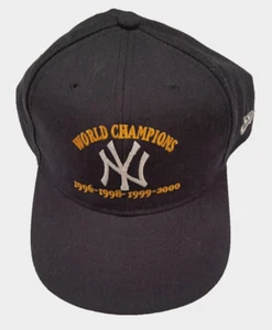 Gorra New York Yankees Campeones del Mundo Nueva Sin Etiquetas 1996 1998 1999 2000 New Era - Imagen 1 de 3