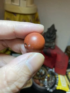 Vintage jasper bead red - Picture 1 of 5