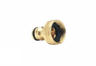 PWPUK Brass 1" Threaded Tap Connector Snap Fittings Garden Hose