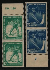 RDA 1952 - Mi-Nr. 298-299 ** - MNH - Par - vertical - Imagen 1 de 2