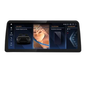12.3''Display Car Android 14 GPS CarPlay For BMW 5 Series E60 E61 E62 8+128G CIC - Picture 1 of 22
