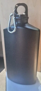 Metal Water Bottle, Flask, Black 18 oz. FREE SHIPPING - Picture 1 of 8