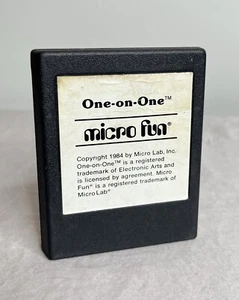 Dr. J & Larry Bird's One on One Colecovision Early Label or Review Copy 1984 - Picture 1 of 2