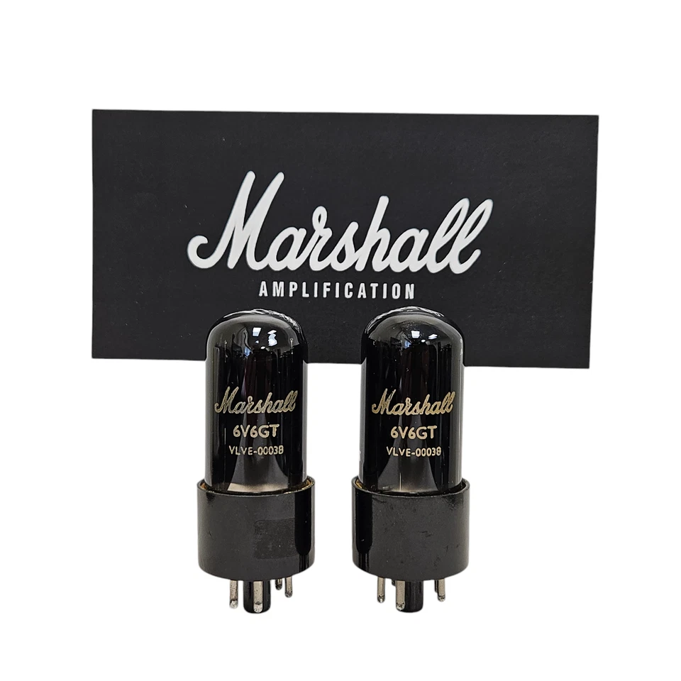 6V6GT ORIGINAL MARSHALL SPARES VALVE TUBE MATCHED PAIR (2PCS) - Image 1 of 1