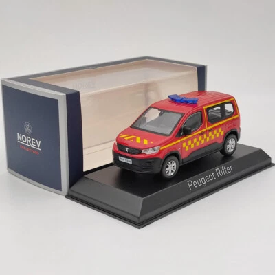 Norev 1/43 Peugeot Rifter Secours Medical Diecast Models Car Christmas Gift Red - Image 1 of 4