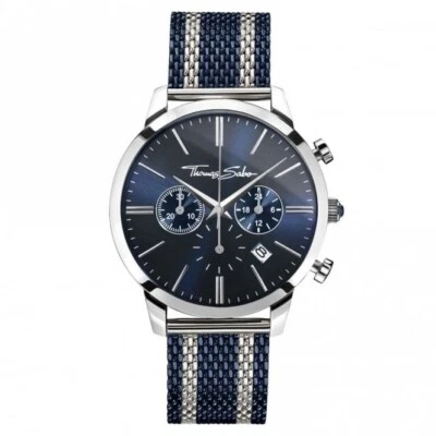 Thomas Sabo Men's Rebel Spirit Stainless Steel Watch WA0285-281-209 - Image 1 of 2