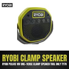 RYOBI PCL615 18V ONE+ VERSE Clamp Speaker TOOL ONLY t-1g