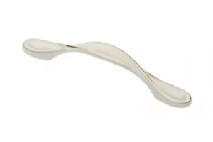 Manija de Muebles Antiguo Retro Tirador 96MM Cocina Oro Blanco de Estrás Vintage - Imagen 1 de 3