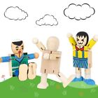 Graffiti Graffiti Puppet Craft Toy Wooden Handicraft Toy  Boy Kids
