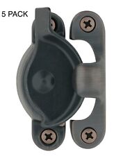 Oil-rubbed Bronze Window Lock Sash Lock  (5 Pack) With Screws