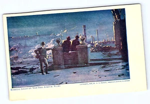 Evening Light Van Ness San Francisco 1906 earthquake California Postcard B201 - Picture 1 of 2