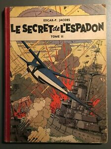 Le Secret de l'Espadon - Tome 2 de Edgar P. JACOBS, E.O. 1953 (RMC)