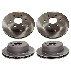 Front and Rear Brake Disc for Chevrolet Silverado 1500 (2001-2005) and Express - Picture 1 of 9