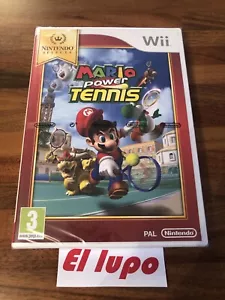 MARIO POWER TENNIS WII NINTENDO SELECTS NEUF SOUS BLISTER VERSION FRANCAISE - Picture 1 of 2