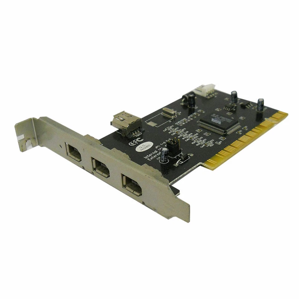 Syba SY-VIA-4FC Firewire IEEE 1394a 4 Port PCI Card UW-1394PCI-A01 ~fast ship US - Image 1 of 1