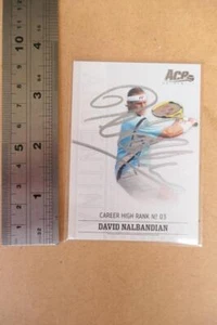David Nalbandian   Autograph  ACE Authentic  Tennis card No 5 - Picture 1 of 2