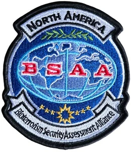 RESIDENT EVIL GAME NORTH AMERICA BSAA LOGO COSTUME UNIFORM HOOK MORALE PATCH - Picture 1 of 3