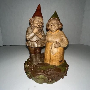 Escultura de colección 1983 Tom Clark Gnomos firmada por Jay y Martha - Imagen 1 de 5