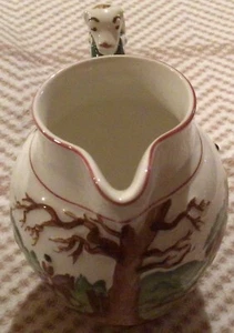 Fox Hunt Hunting Small Wedgwood Multichrome Hound Handle Jug - Picture 1 of 7