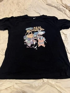 AAAHH!!! Real Monsters Shirt Size M Black Short Sleeve - Picture 1 of 3