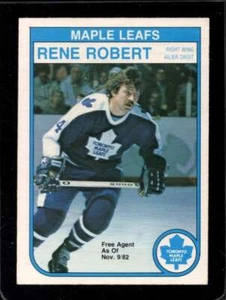 1982-83 O-PEE-CHEE #330 RENE ROBERT EXMT MAPLE LEAFS *XR29872 - Picture 1 of 2