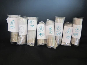 Lot Roll Of 50 AU/BU Mexico .300 Silver Cap & Ray Balance Scale 25 Centavos - Picture 1 of 3