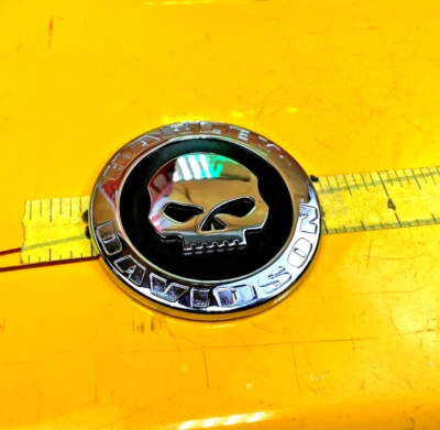 OEM Harley🔥3" inch Willie G Skull Decorative Medallion - Image 1 of 4