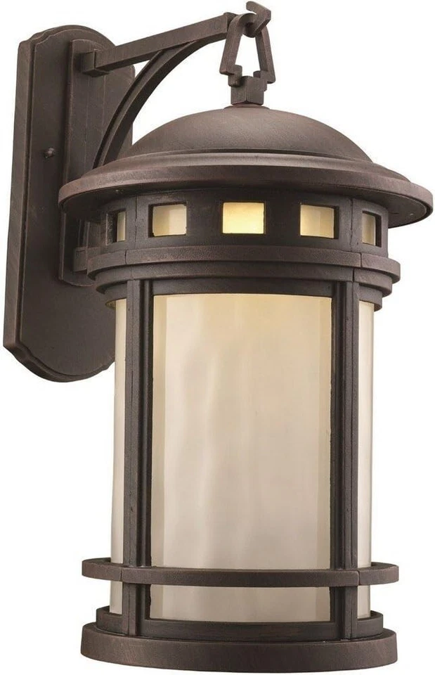 Trans Globe Boardwalk 18.5" 1 Luz Exterior Posmontaje Linterna Óxido 40373RT Foto 1 de 1