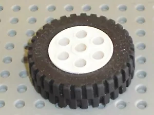 Roue LEGO TECHNIC Model Team White wheel 2695 + tyre 13 x 24 Set 8660 8094 5550 - Bild 1 von 1
