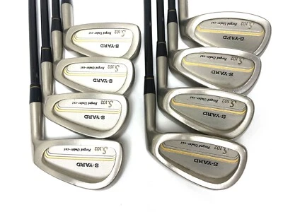 SEIKO S-YARD S.102 8pc R-flex Irons Set Golf Clubs YK - Image 1 of 4