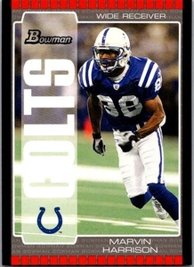 2005 Bowman #102 Marvin Harrison - Foto 1 di 2