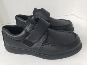 Hush Puppies Gil Caminar Cómodo Trabajo Cuero Negro Oxford Talla 10EW (NUEVO) - Imagen 1 de 8