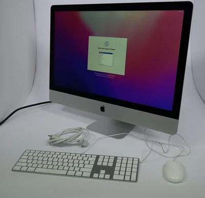 Apple iMac 27-inch Retina 5K i5 Quad Core 1TB HDD 32GB RAM Monterey 2015 M380 - Image 1 of 4