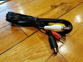Sega Saturn RCA 10-pin Video Audio Composite AV Cable S-Video