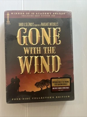 Gone with the Wind Four-Disc Collector's Edition DVD 2004 New Sealed - Image 1 of 4