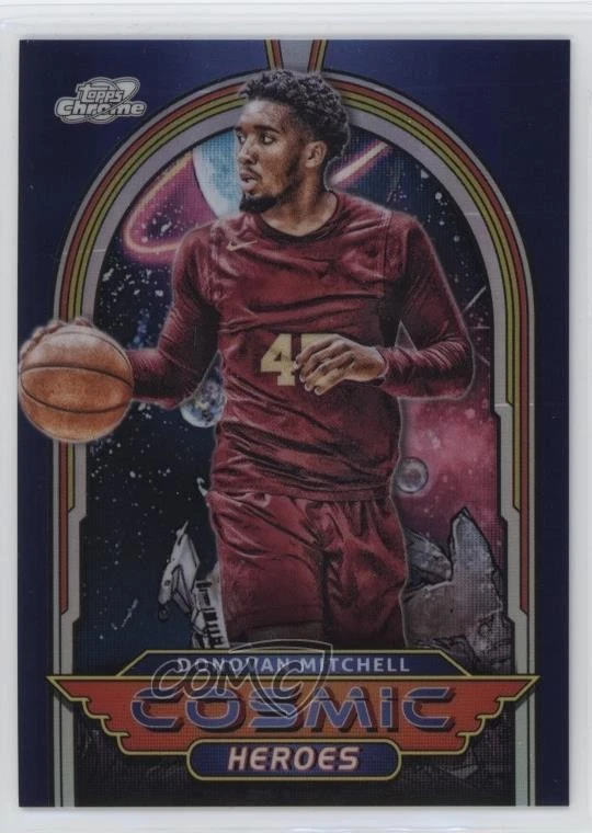 2023-24 Topps Cosmic Chrome Cosmic Heroes Donovan Mitchell #CH-3 - Image 1 of 2