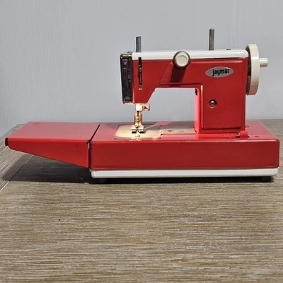 Vintage 1960s Toy Or Beginner Jaymar Sewing Machine Manual W/ Battery For Light - Image 1 of 4