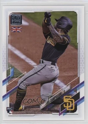 2021 Topps UK Edition Luis Campusano #48 Rookie RC - Image 1 of 2
