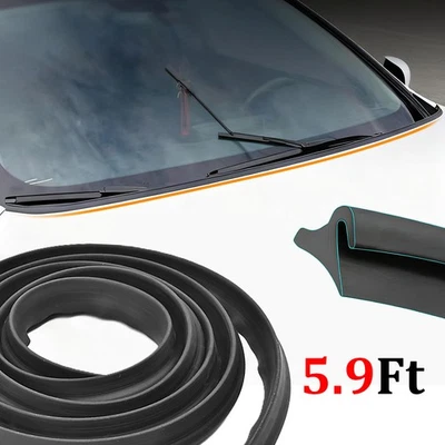 Deflector de tira de ajuste de sello de goma moldeado cubierta de parabrisas de 5,9 pies sellado para Toyota Foto 1 de 4