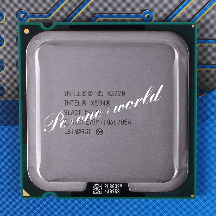 100% OK SLACT Intel Xeon X3220 2.4 GHz Quad-Core Processor CPU - Image 1 of 1