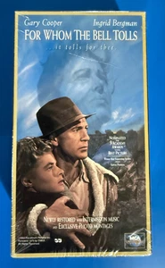 For Whom the Bell Tolls (VHS, 2-Tape Set, Limited Collector Set) New Sealed - Picture 1 of 3
