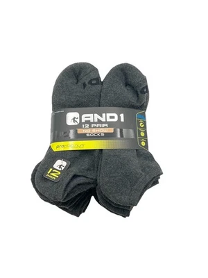 Calcetines para hombre AllPurpose Performance Cushion No Show 12 pares gris Y1 talla 6-12,5 Foto 1 de 4