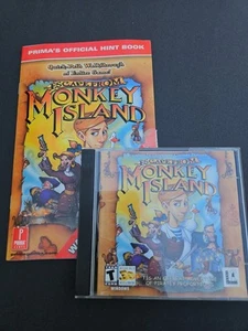Escape From Monkey Island PC 2000 Vintage Computer Videospiel LucasArts + Buch - Bild 1 von 12