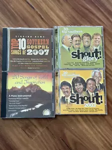 Shout! 2003 Shout Glory! Southern Gospel Songs CDs Lot of 4 Various - Picture 1 of 3