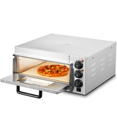 VEVOR Forno Elettrico Pizza 14 Pollici Acciaio Inox Elettrico Ripiano Singolo - Immagine 1 di 4