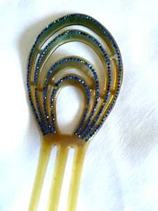 Peine de pelo antiguo de mantilla española para damas  - Imagen 1 de 3
