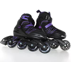 Inline Skates Kinder Soft Boot Inliner verstellbar 29 - 33 lila +extra Stopper+ - Bild 1 von 4